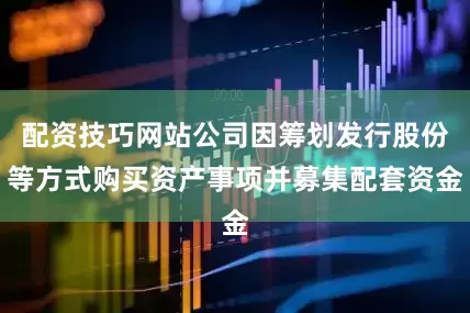 配资技巧网站公司因筹划发行股份等方式购买资产事项并募集配套资金